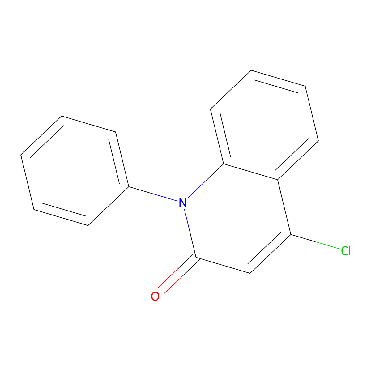 4-Chloro-1-phenylquinolin-2-one molecular structure, CAS 110254-63-2