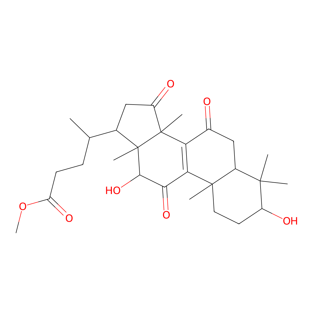 Methyl Lucidenate L molecular structure, CAS 110267-46-4