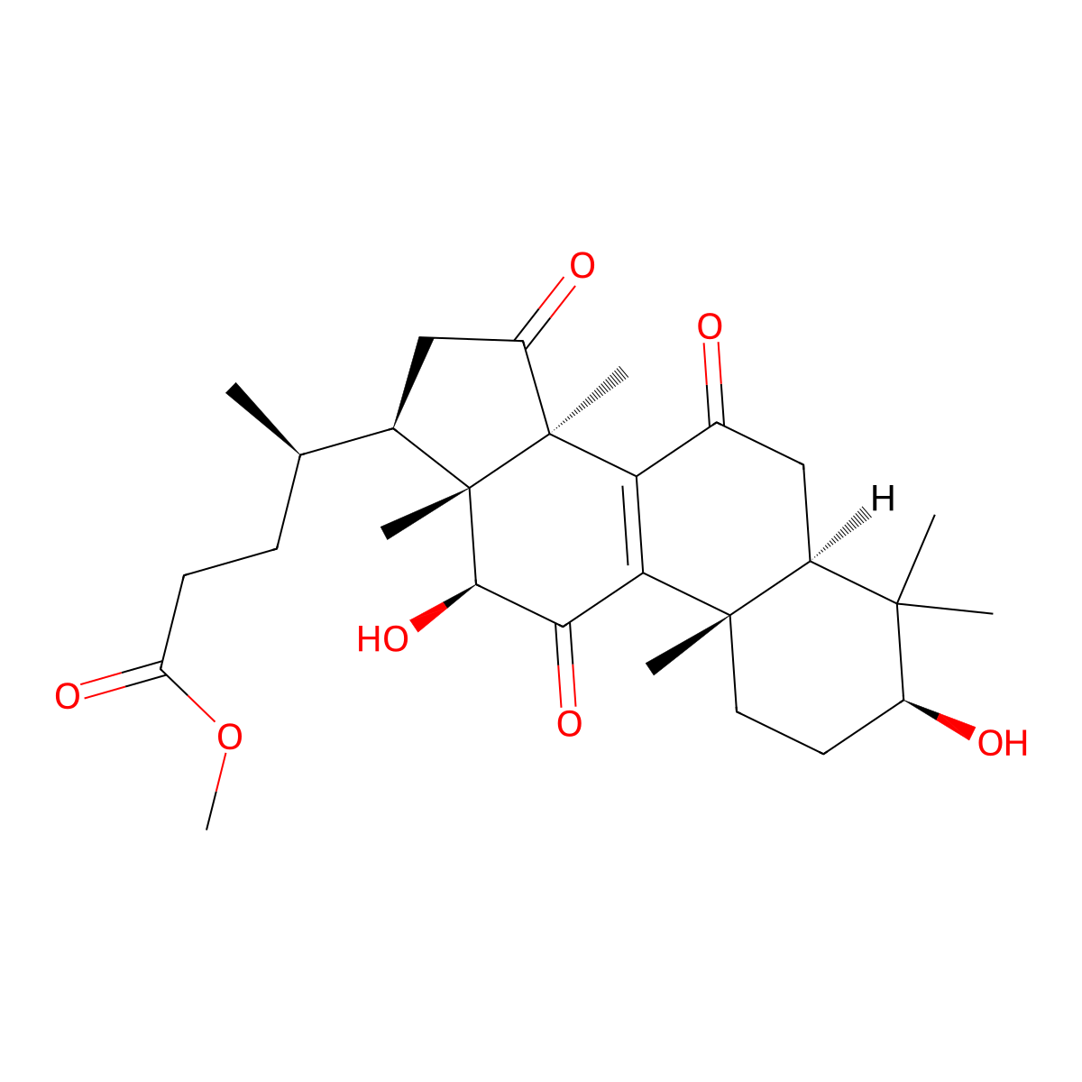 Methyl Lucidenate L molecular structure, CAS 110267-46-4