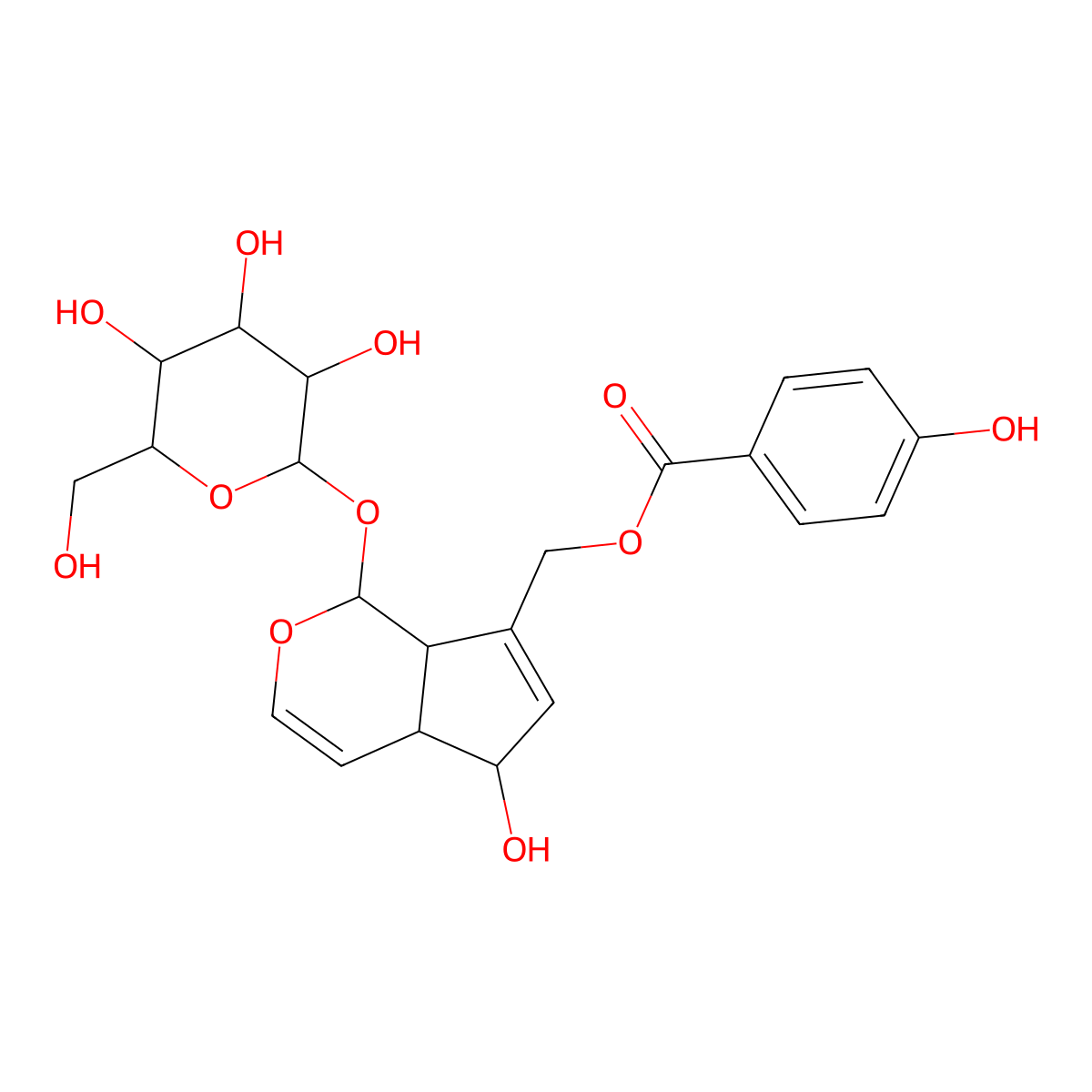 Agnuside molecular structure, CAS 11027-63-7
