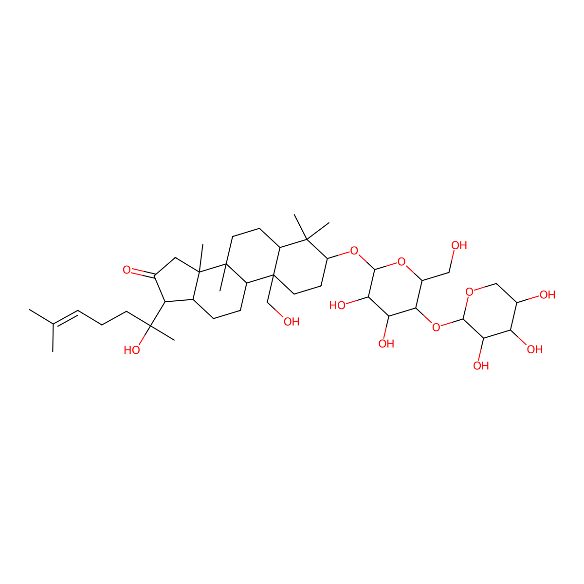 Bacoside A molecular structure, CAS 11028-00-5