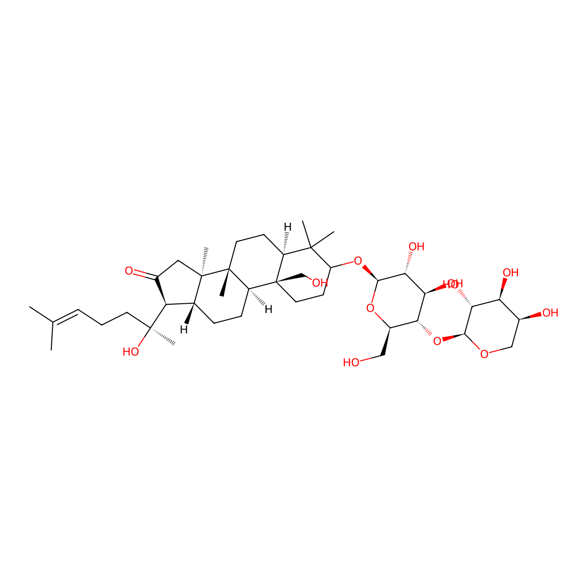 Bacoside A molecular structure, CAS 11028-00-5