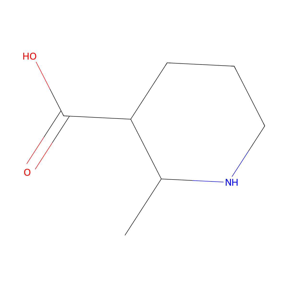 (2S,3S)-2-methylpiperidine-3-carboxylic acid molecular structure, CAS 110287-65-5