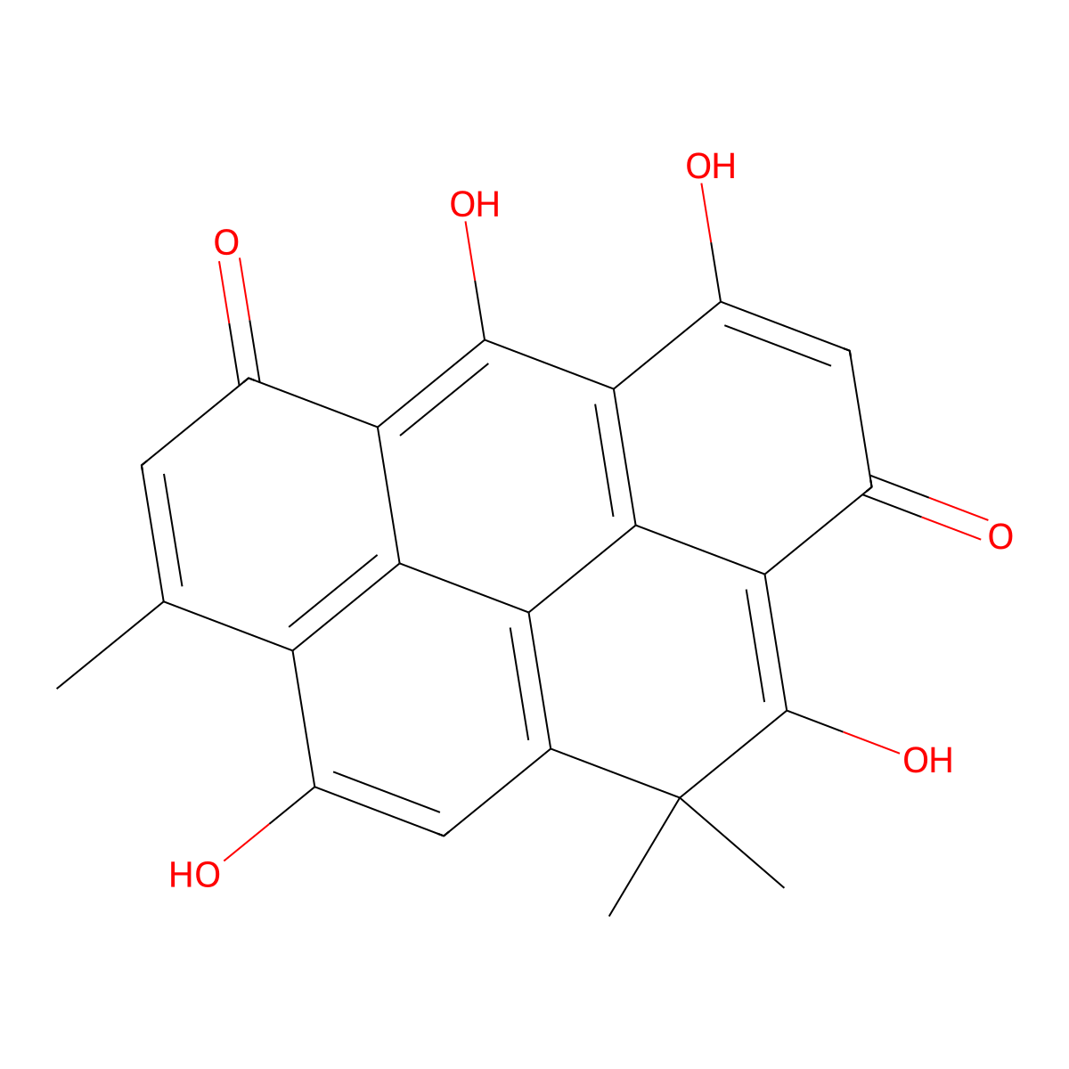 Resistomycin molecular structure, CAS 11029-70-2