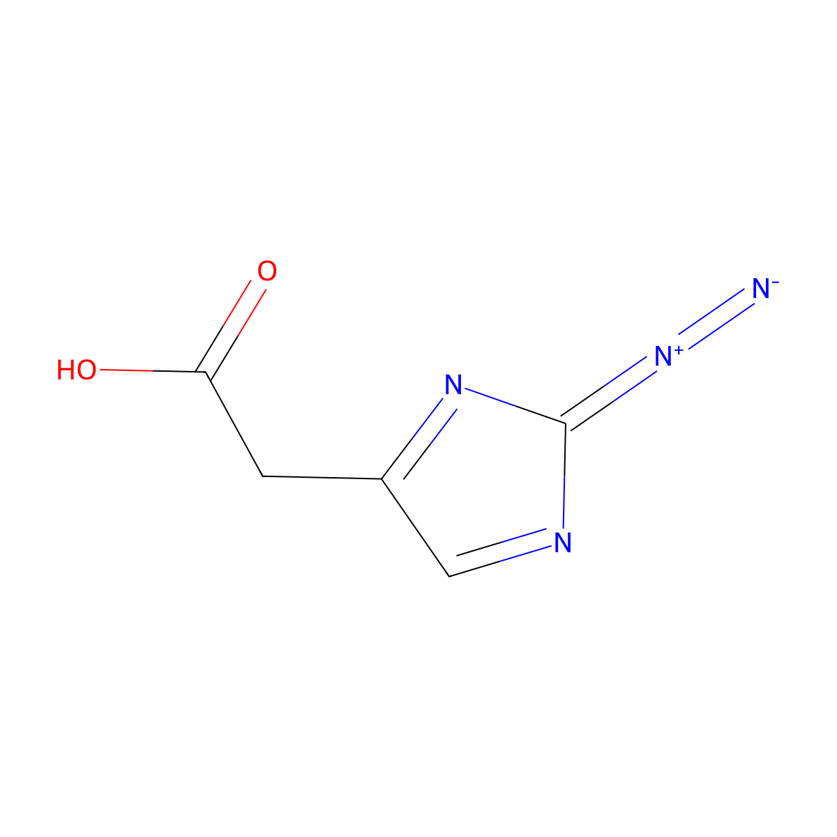 8-Sulfonato-1-naphthalenediazonium chloride molecular structure, CAS 110295-81-3