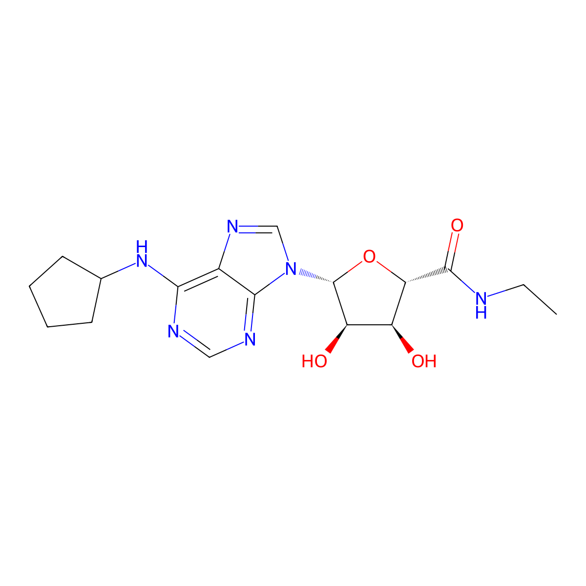 Selodenoson molecular structure, CAS 110299-05-3