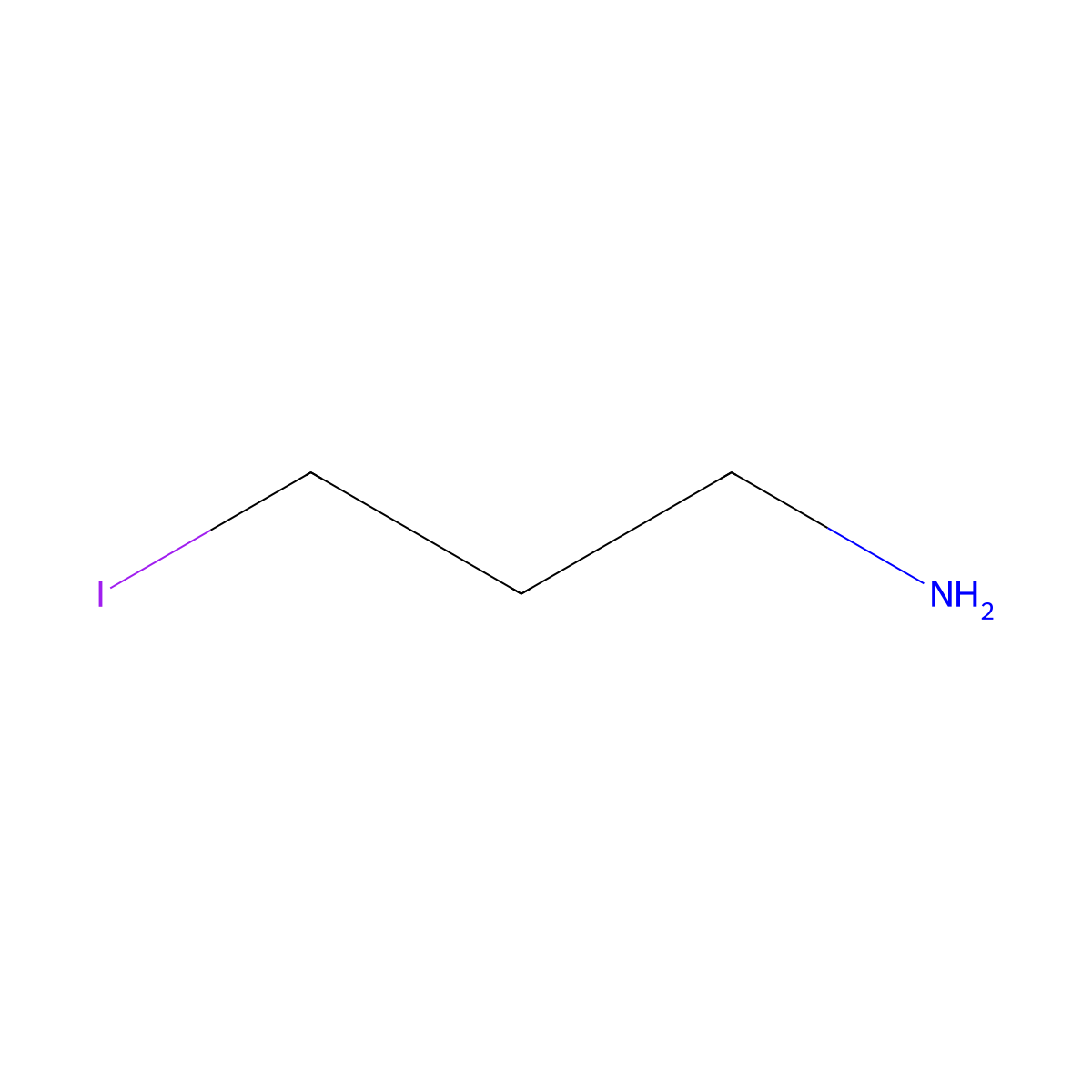 3-Iodopropan-1-amine molecular structure, CAS 110300-07-7