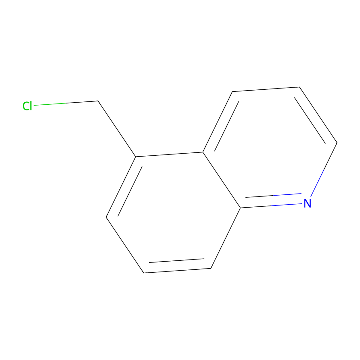 5-(Chloromethyl)quinoline molecular structure, CAS 110333-07-8