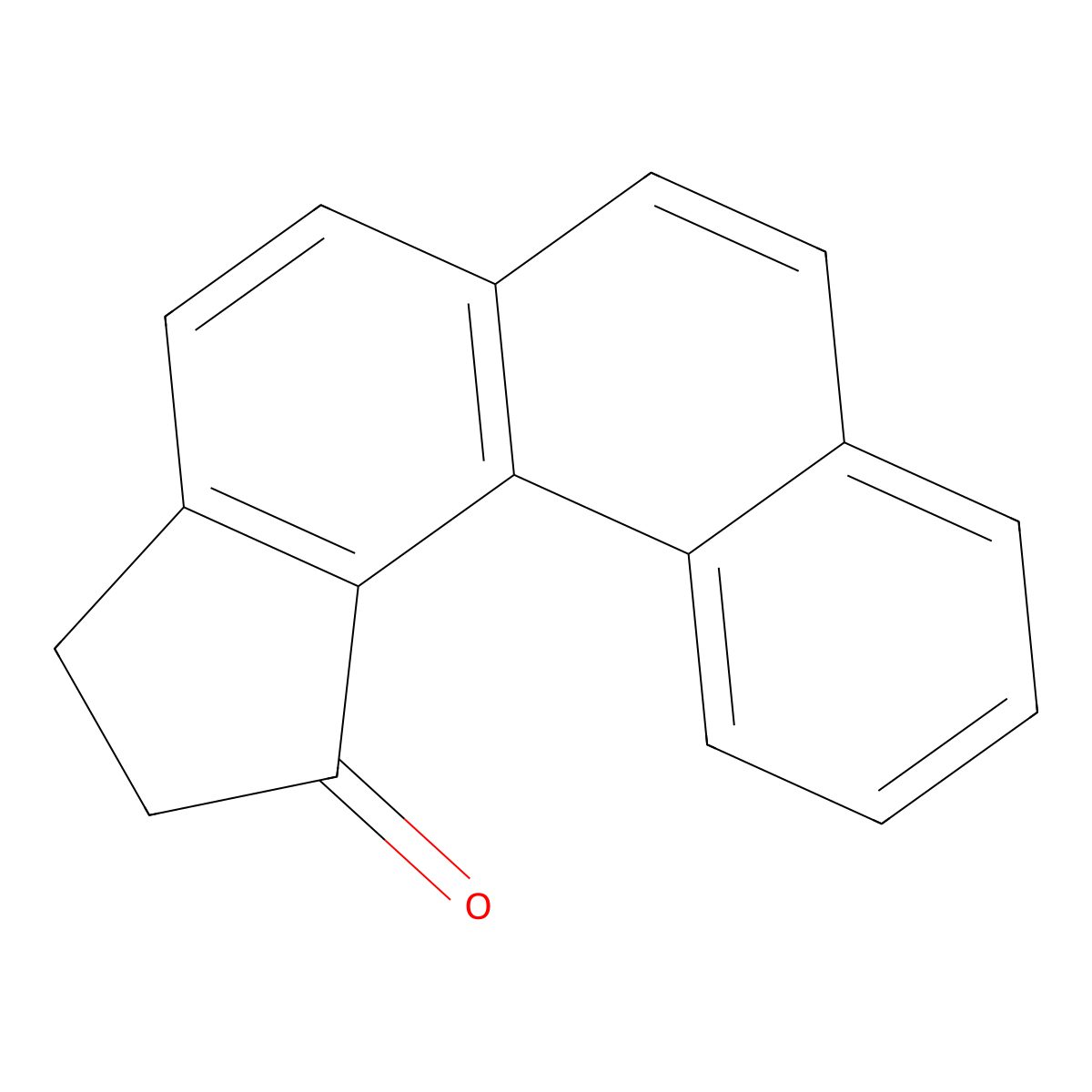 2,3-Dihydro-1H-cyclopenta(c)phenanthren-1-one molecular structure, CAS 110336-19-1