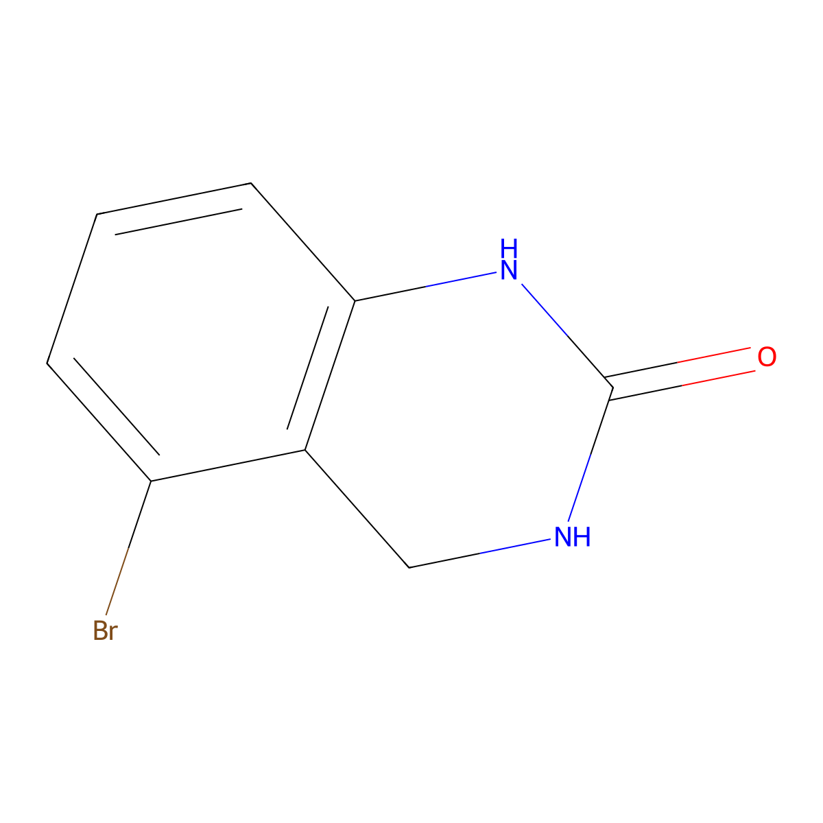 5-Bromo-3,4-dihydroquinazolin-2(1H)-one molecular structure, CAS 1103395-95-4