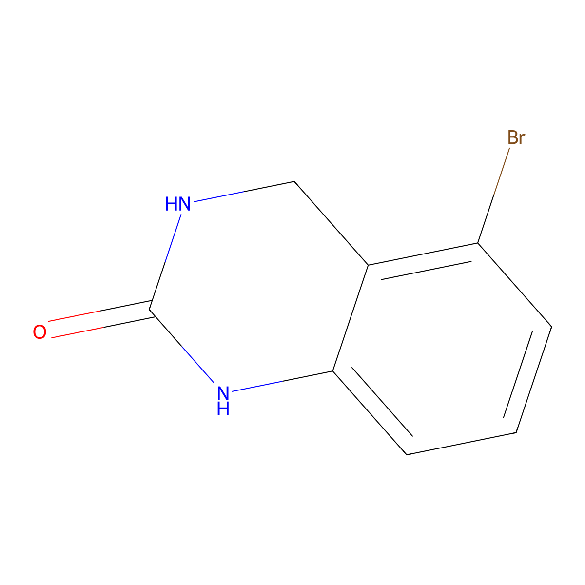 5-Bromo-3,4-dihydroquinazolin-2(1H)-one molecular structure, CAS 1103395-95-4