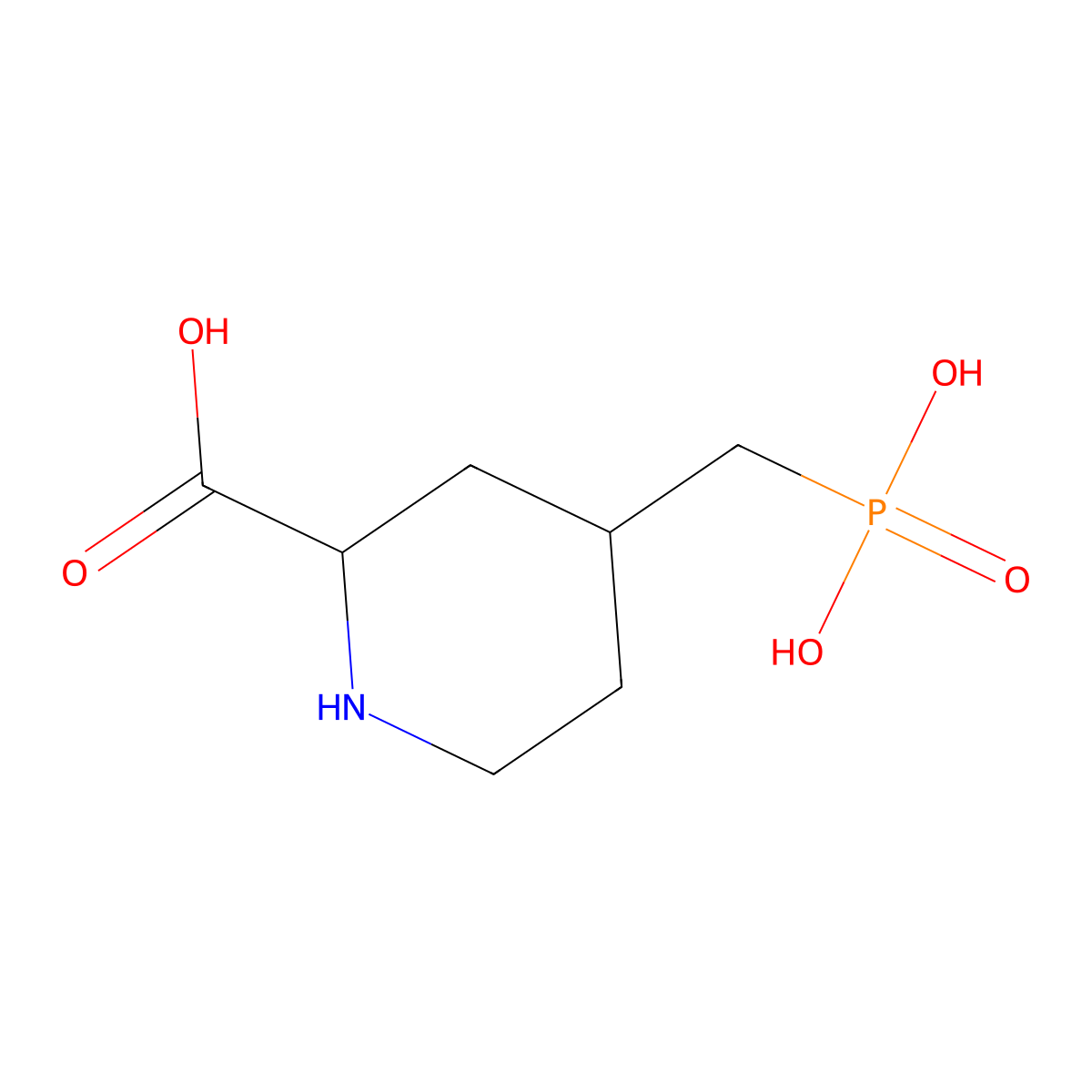 Selfotel molecular structure, CAS 110347-85-8