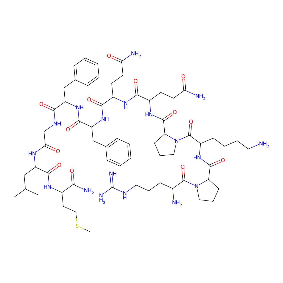 Substance P (Human, Bovine, Rat, Mouse) molecular structure, CAS 11035-08-8