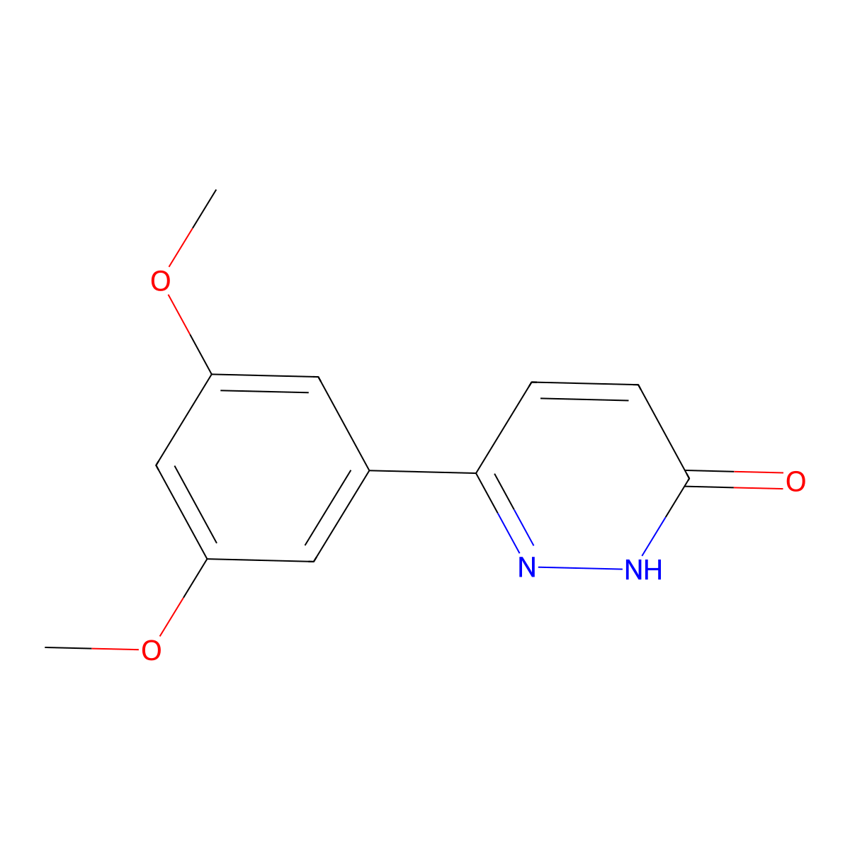 6-(3,5-Dimethoxyphenyl)pyridazin-3(2H)-one molecular structure, CAS 1103508-55-9