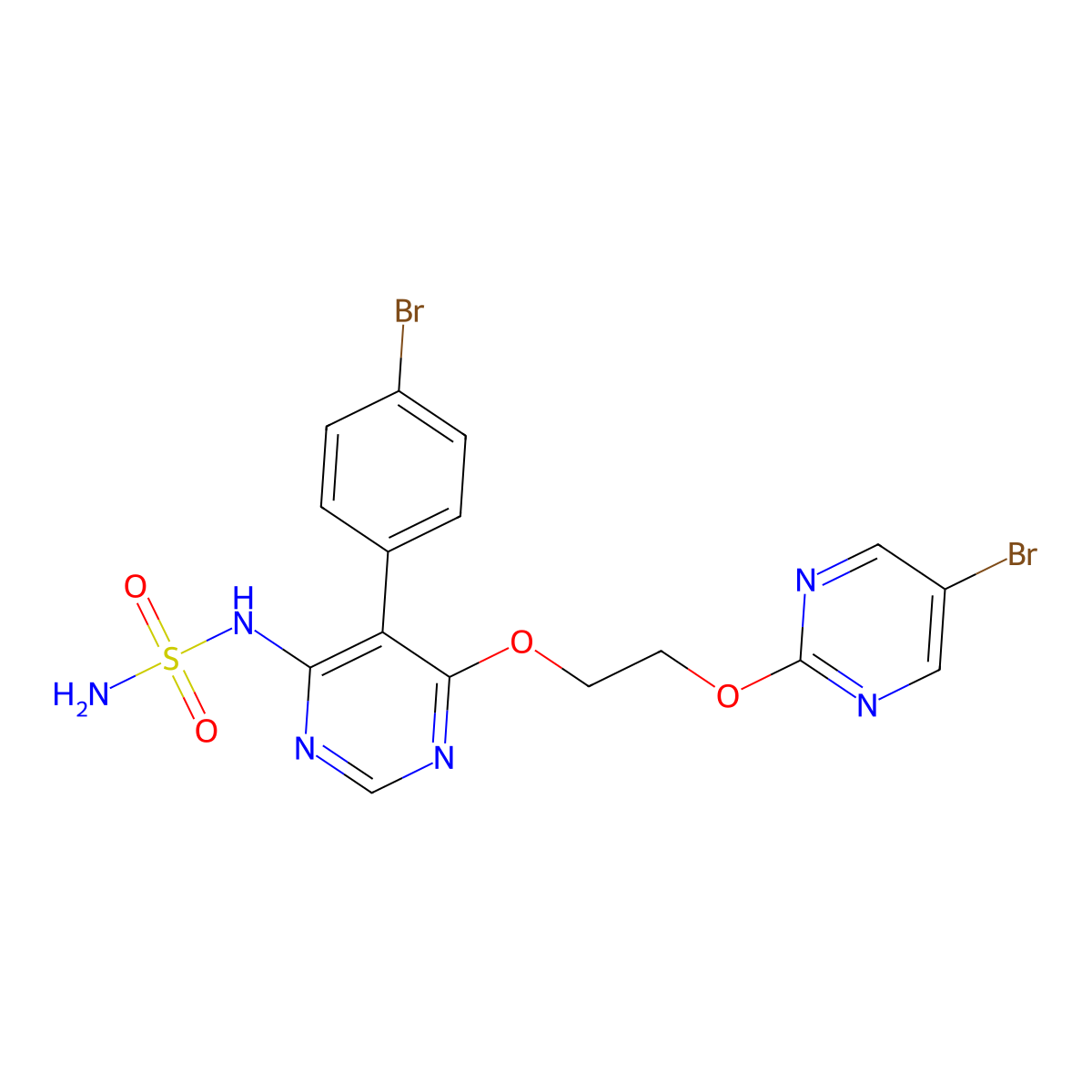 Aprocitentan molecular structure, CAS 1103522-45-7