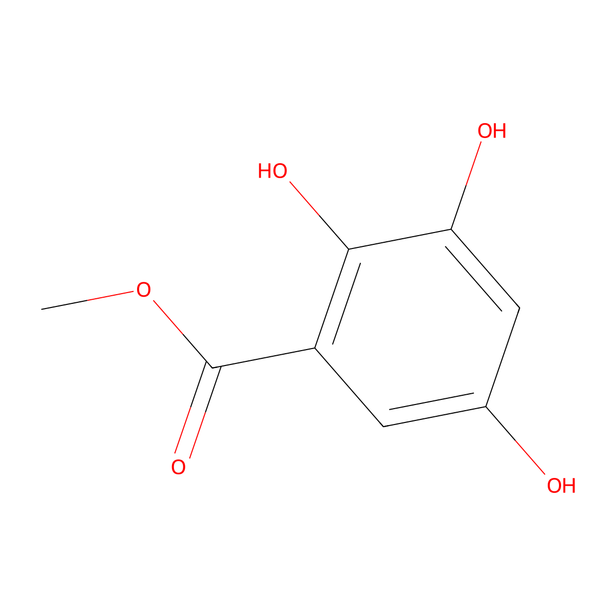 Methyl 2,3,5-trihydroxybenzoate molecular structure, CAS 110361-76-7