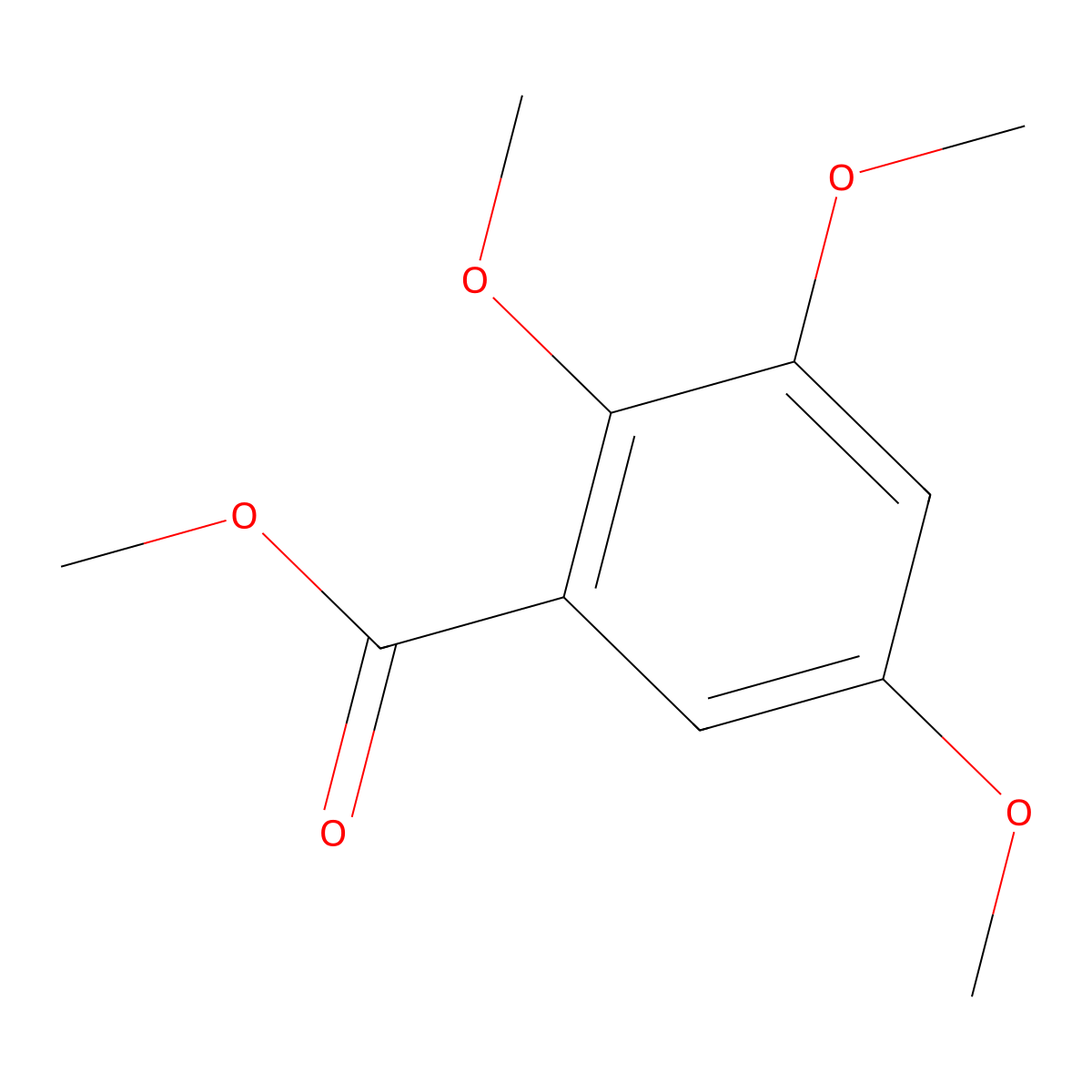 Methyl 2,3,5-trimethoxybenzoate molecular structure, CAS 110361-77-8