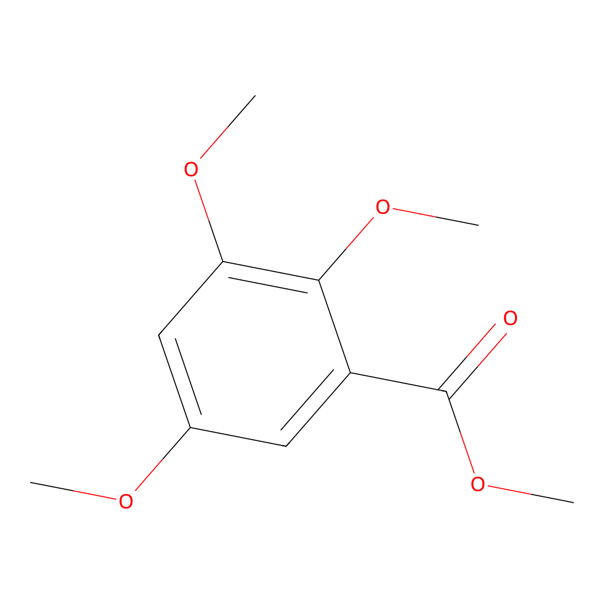 Methyl 2,3,5-trimethoxybenzoate molecular structure, CAS 110361-77-8