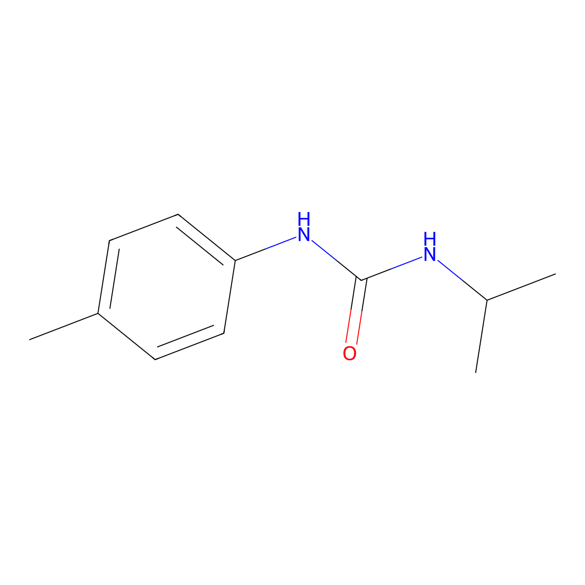 1-Isopropyl-3-(P-tolyl)urea molecular structure, CAS 110363-52-5