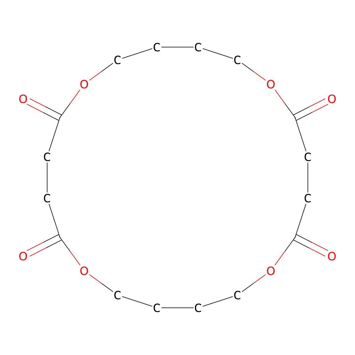 1,6,11,16-Tetraoxacycloeicosane-2,5,12,15-tetrone molecular structure, CAS 110365-01-0