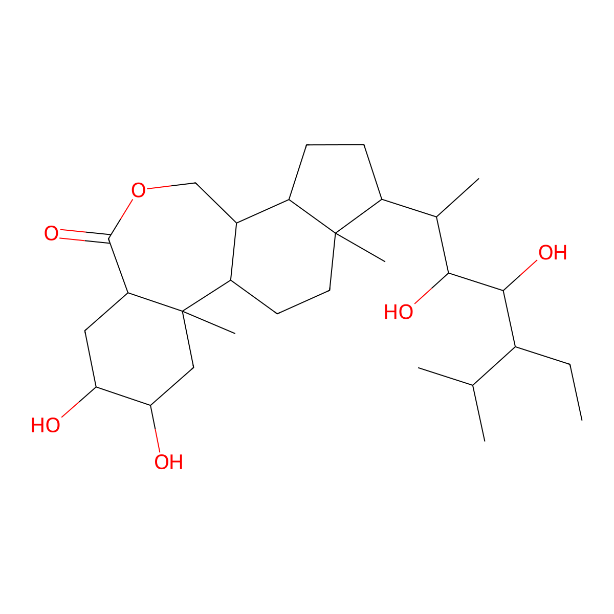 22S,23S-Homobrassinolide molecular structure, CAS 110369-52-3