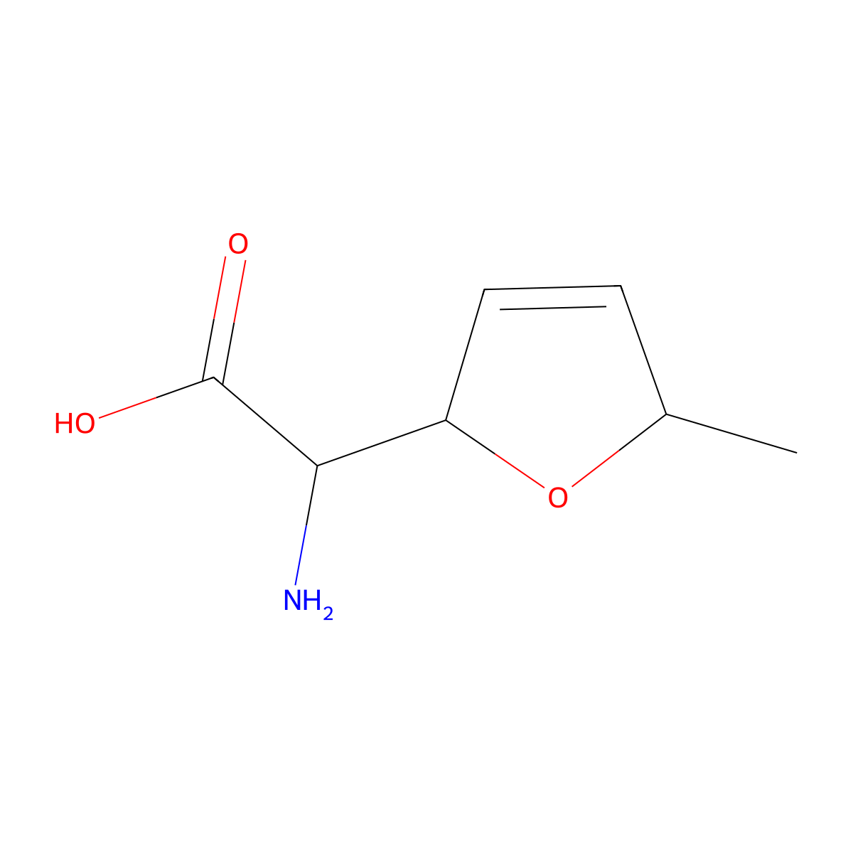 2-Amino-3,6-anhydro-2,4,5,7-tetradeoxy-L-xylo-hept-4-enonic acid molecular structure, CAS 11038-74-7