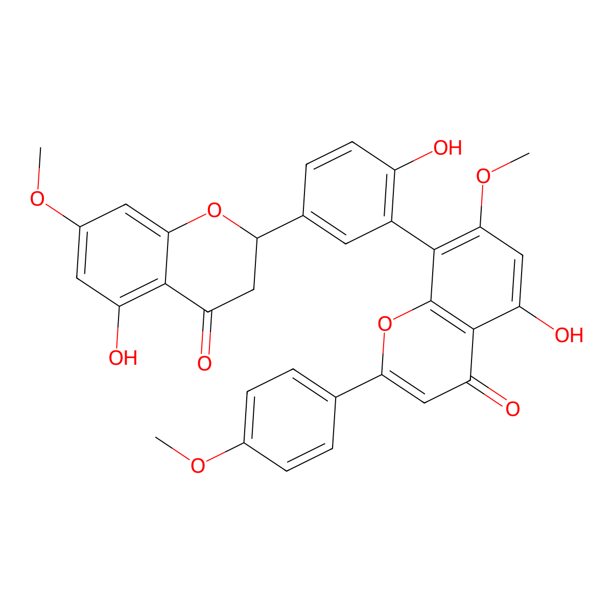 2,3-Dihydroheveaflavone molecular structure, CAS 110382-42-8