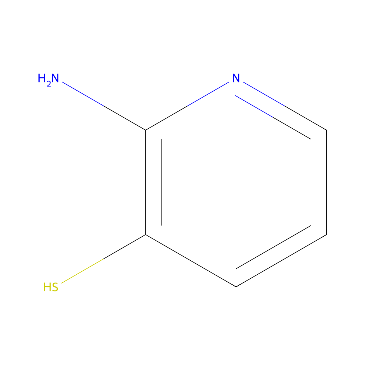 2-Aminopyridine-3-thiol molecular structure, CAS 110402-20-5