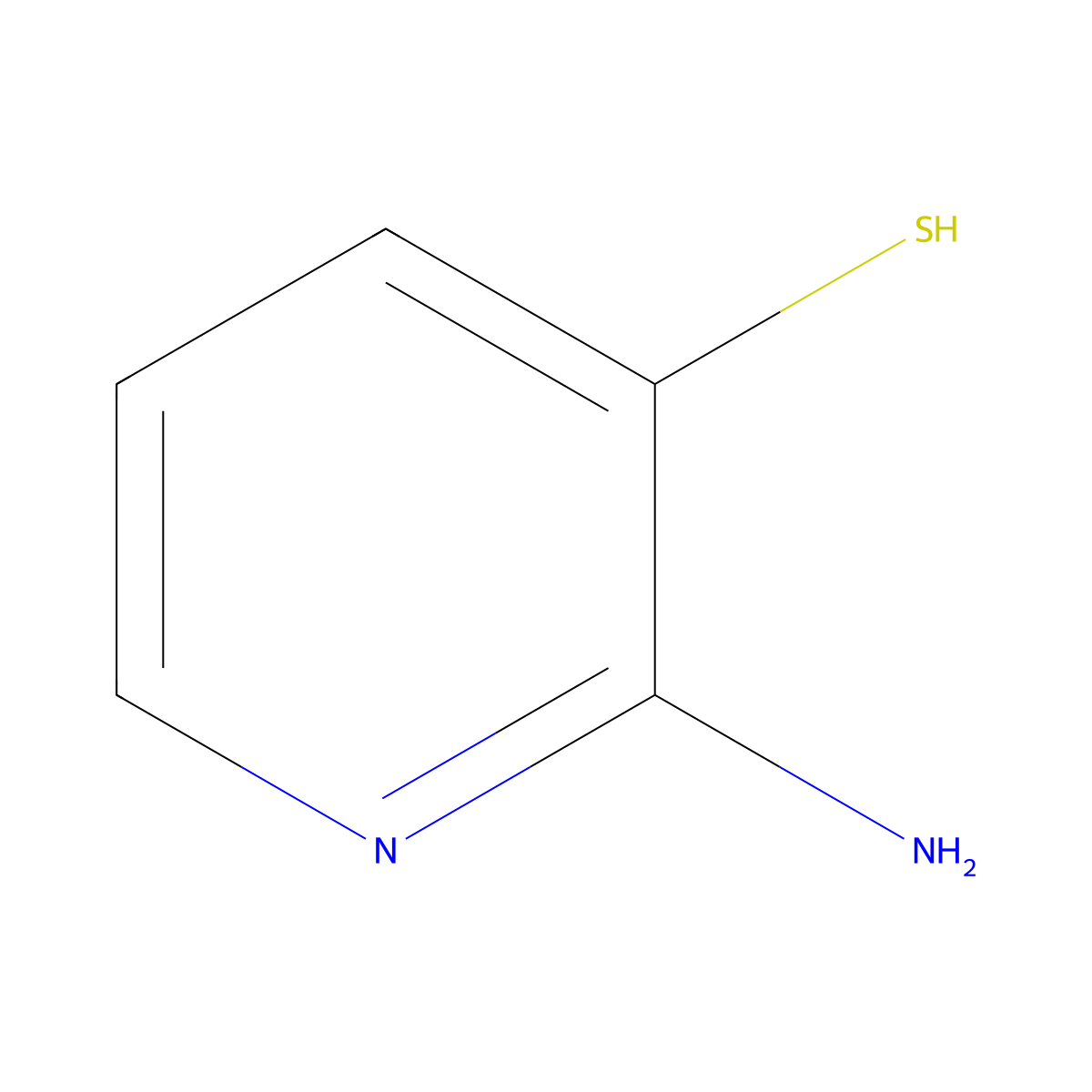 2-Aminopyridine-3-thiol molecular structure, CAS 110402-20-5