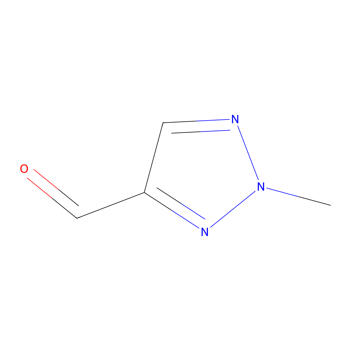 2-methyl-2H-1,2,3-triazole-4-carbaldehyde molecular structure, CAS 1104078-88-7
