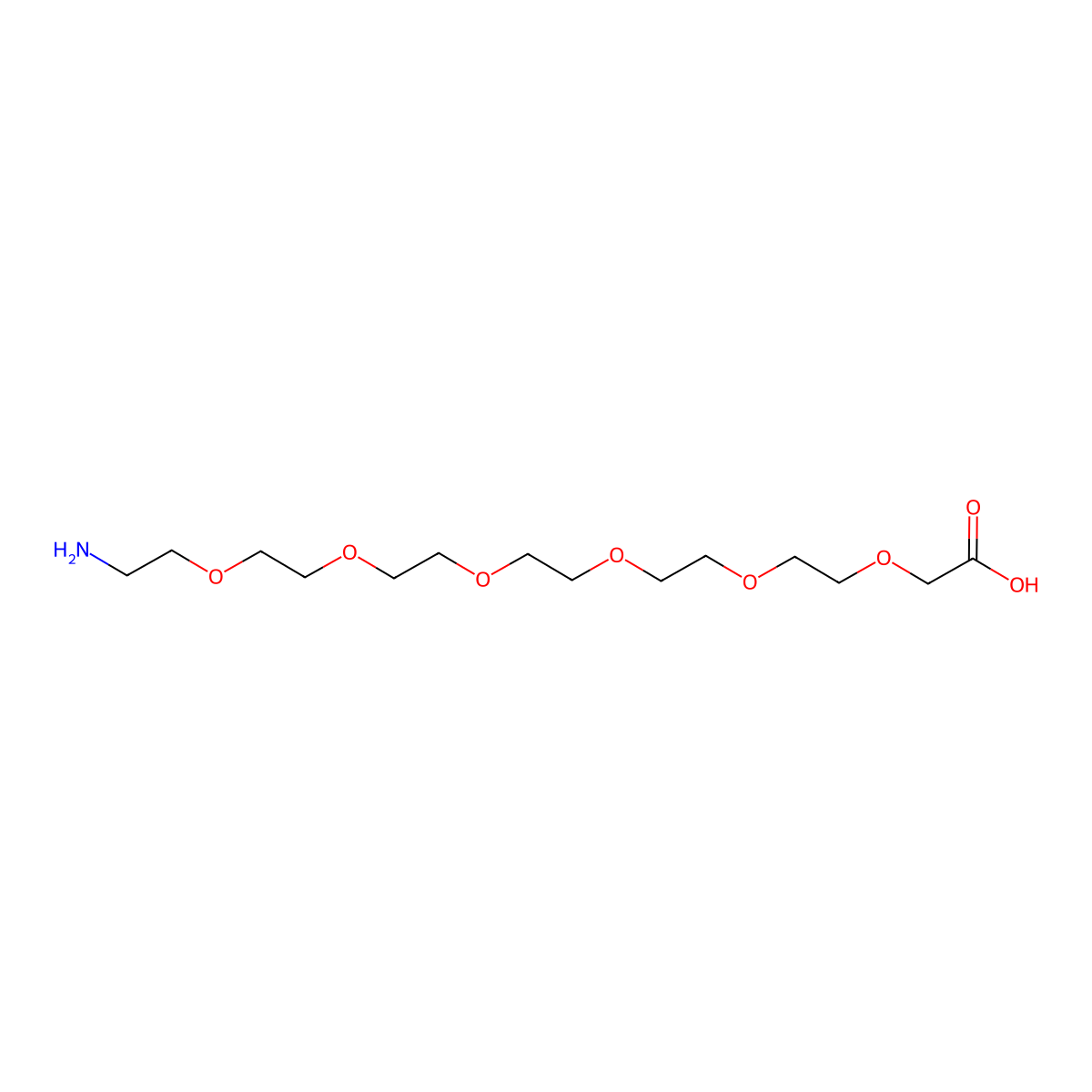 H2N-Peg6-CH2cooh molecular structure, CAS 1104083-46-6