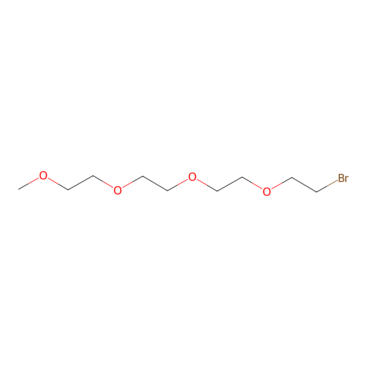 13-Bromo-2,5,8,11-tetraoxatridecane molecular structure, CAS 110429-45-3