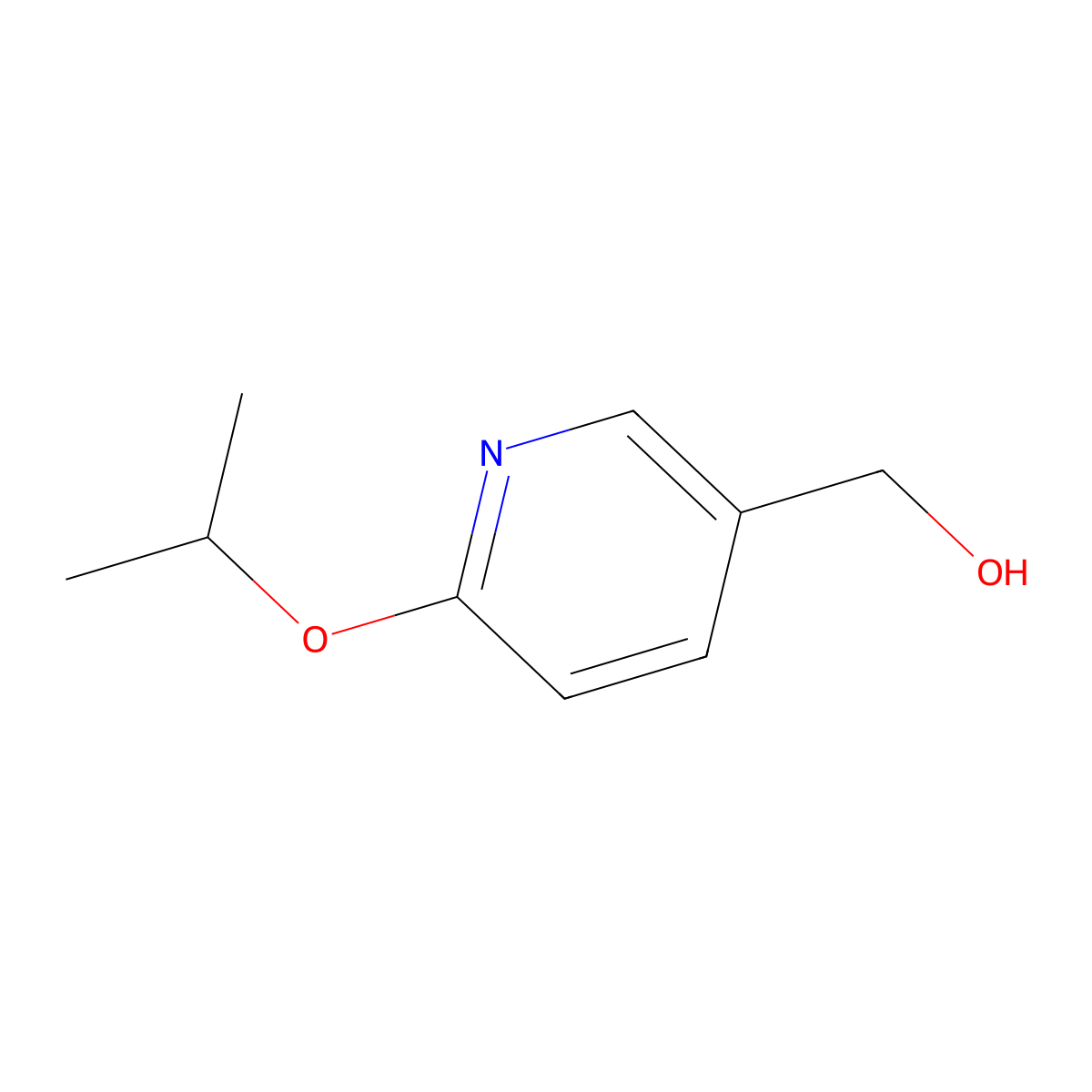 (6-Isopropoxypyridin-3-yl)methanol molecular structure, CAS 1104461-69-9