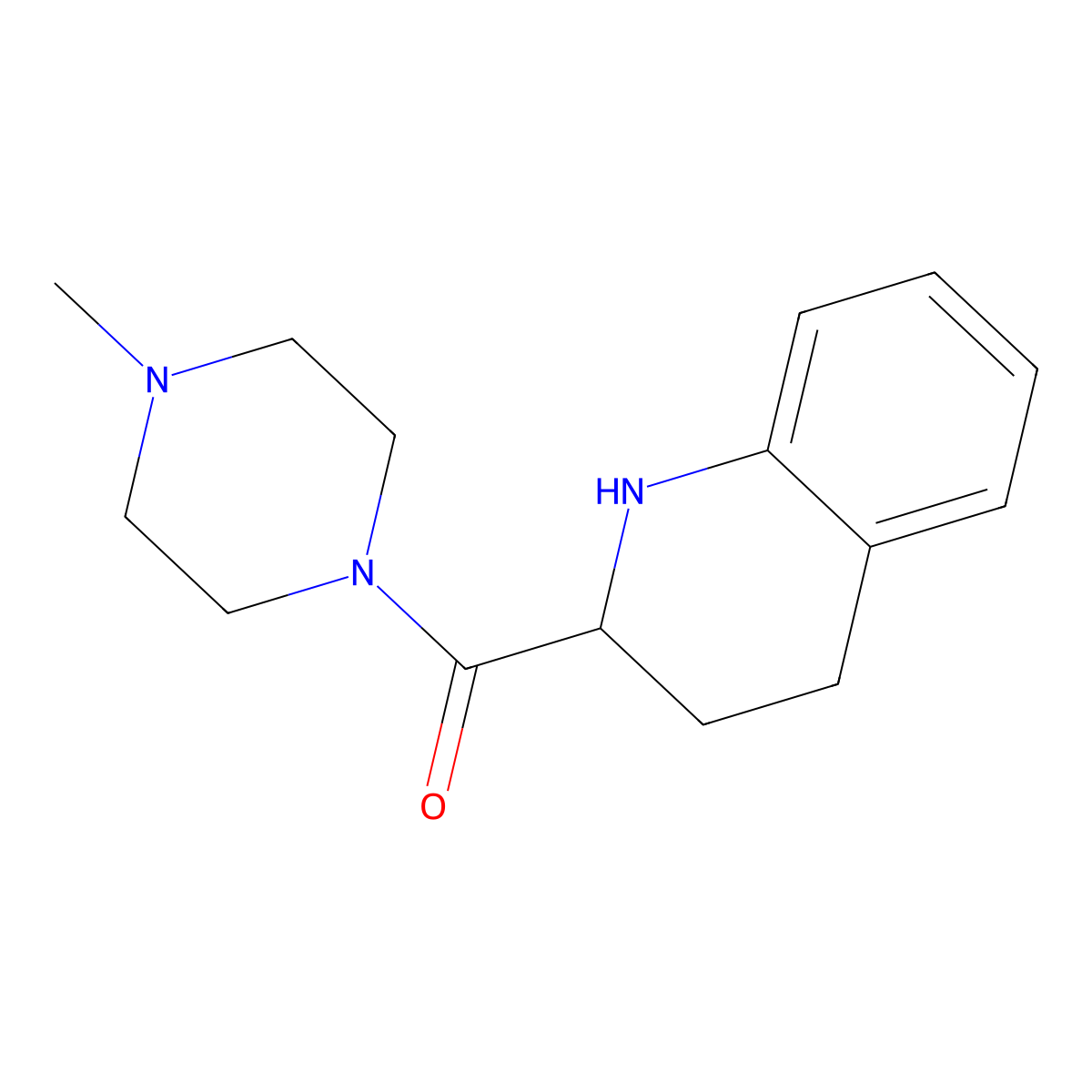 2-(4-Methylpiperazine-1-carbonyl)-1,2,3,4-tetrahydroquinoline molecular structure, CAS 1104561-97-8