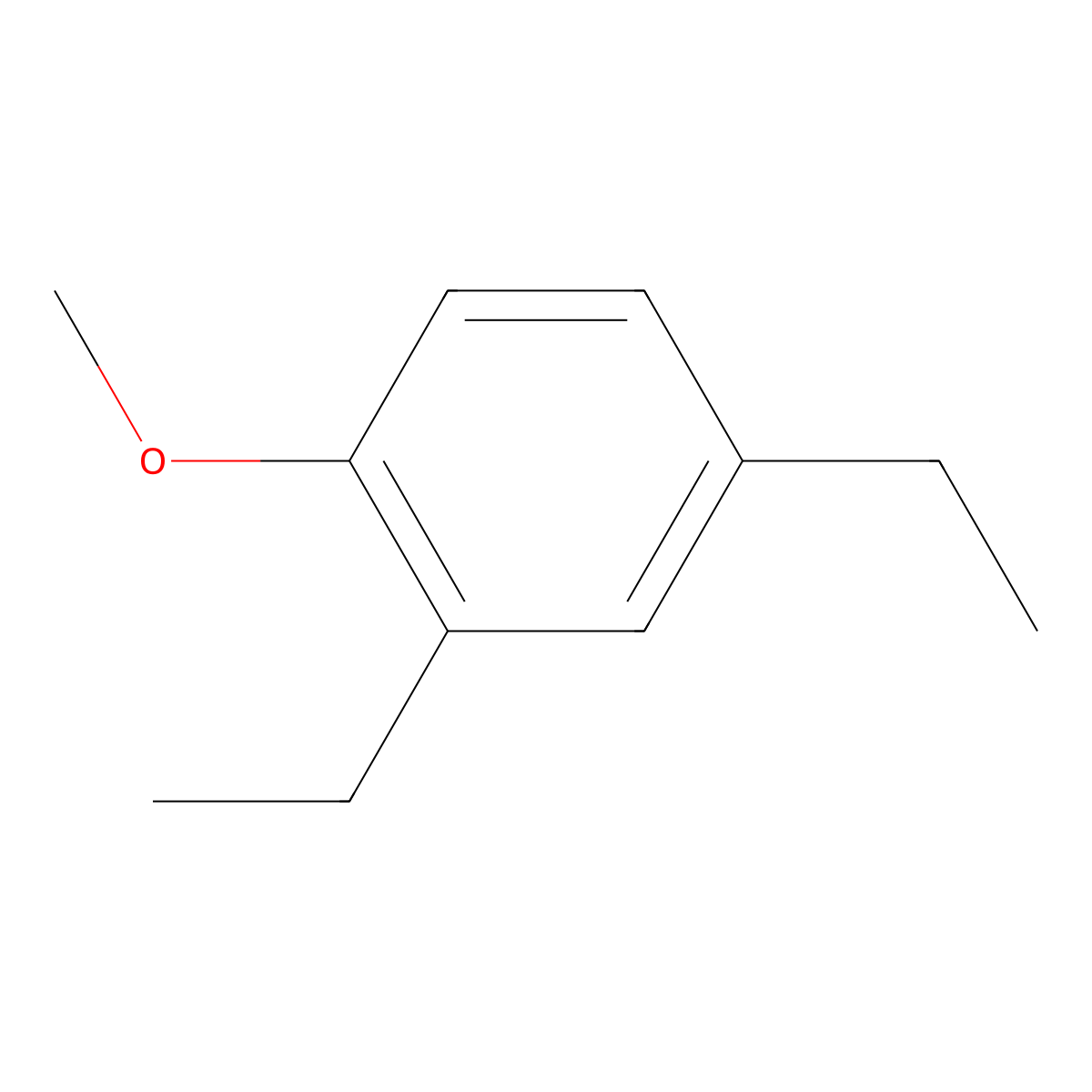 2,4-Diethyl-1-methoxybenzene molecular structure, CAS 110457-64-2