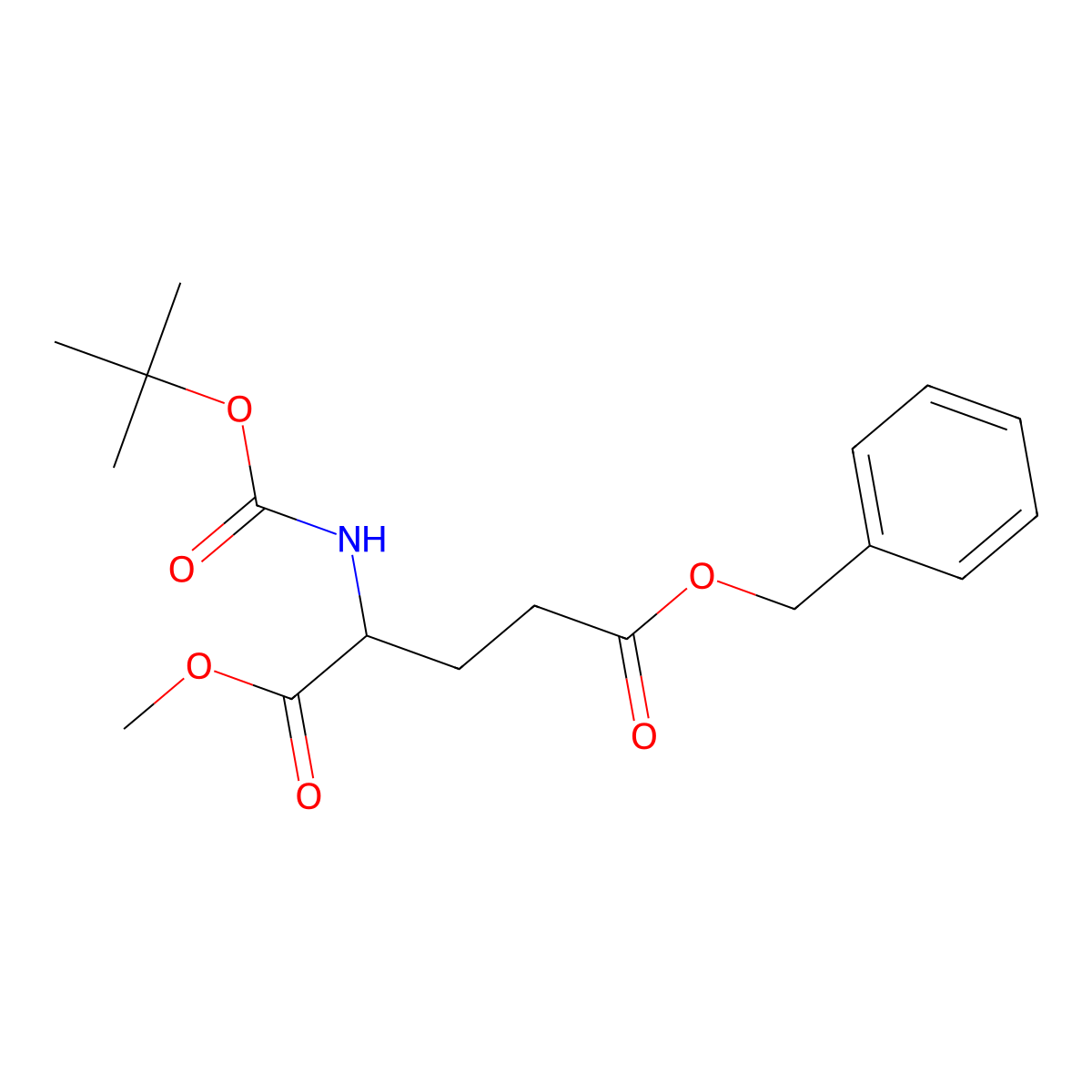 Boc-d-glu(obzl)-ome molecular structure, CAS 110473-10-4