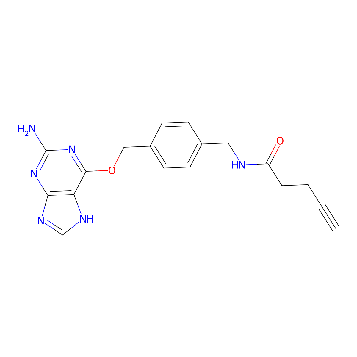 Alkyne-SNAP molecular structure, CAS 1104822-07-2