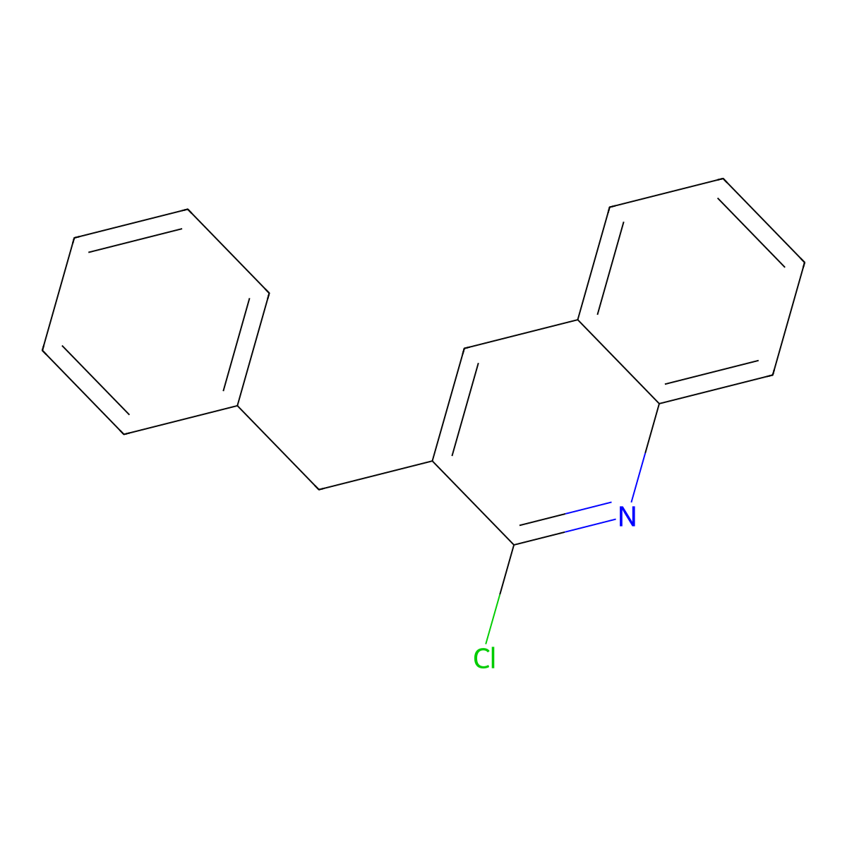 3-Benzyl-2-chloroquinoline molecular structure, CAS 110486-69-6