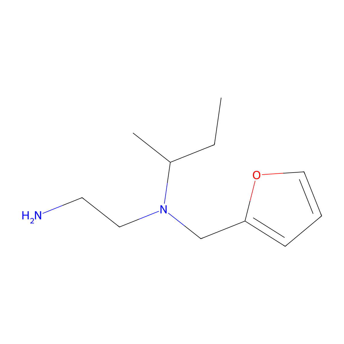 N-(sec-Butyl)-N-(2-furylmethyl)ethane-1,2-diamine molecular structure, CAS 1104927-54-9