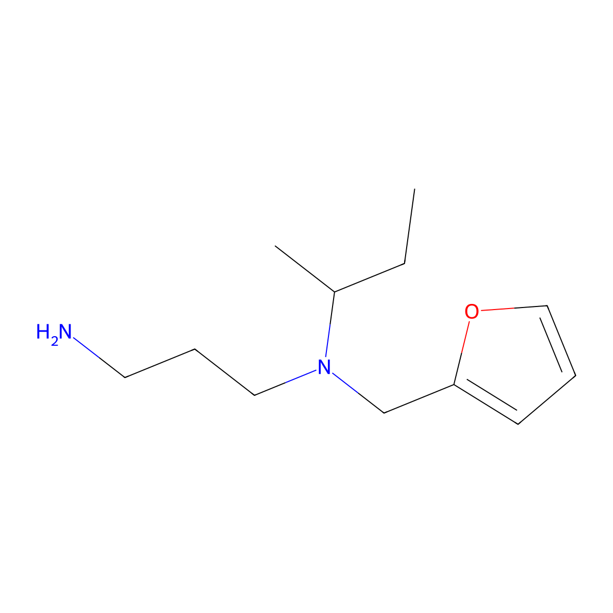 N-(sec-Butyl)-N-(2-furylmethyl)propane-1,3-diamine molecular structure, CAS 1104927-56-1