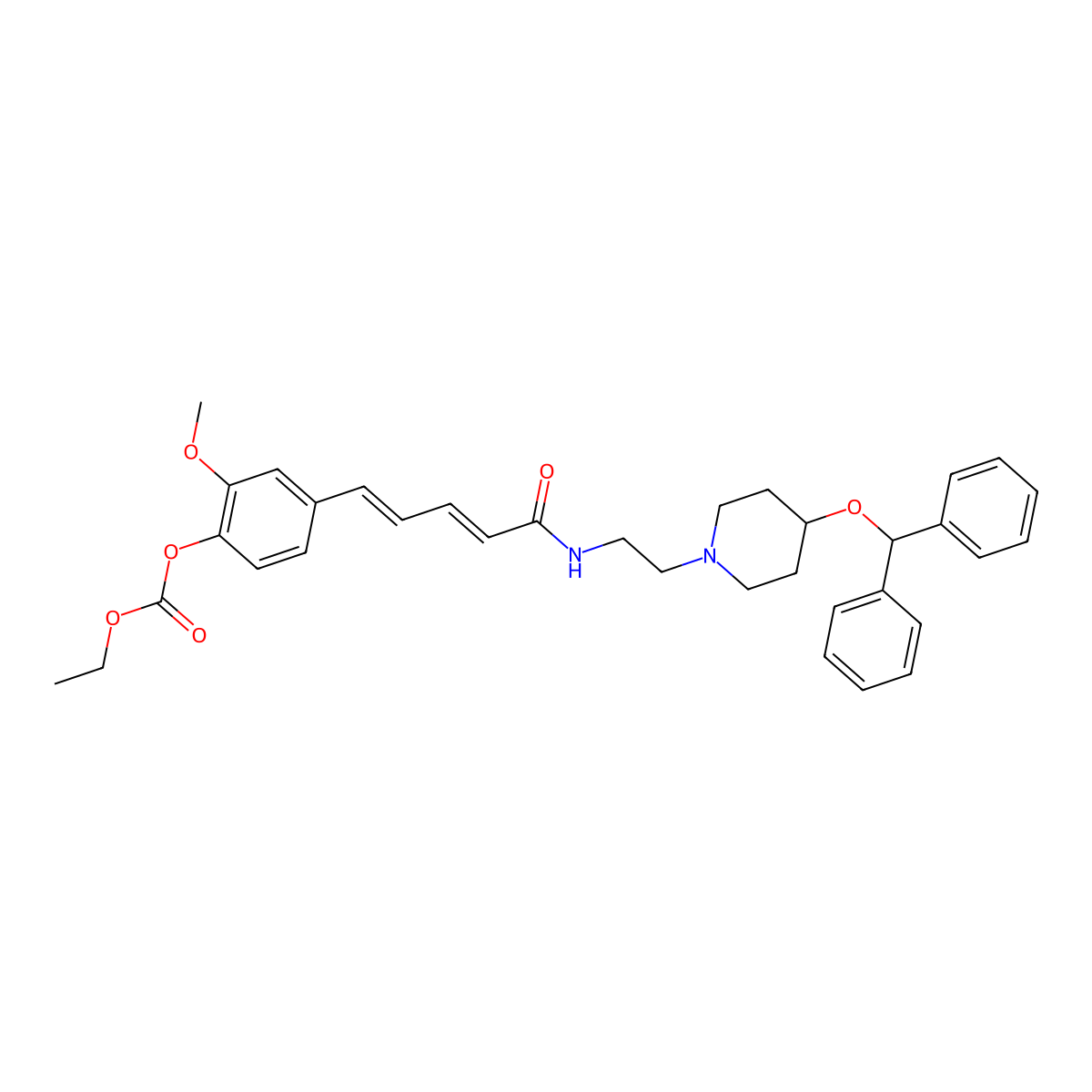 Linetastine molecular structure, CAS 110501-66-1