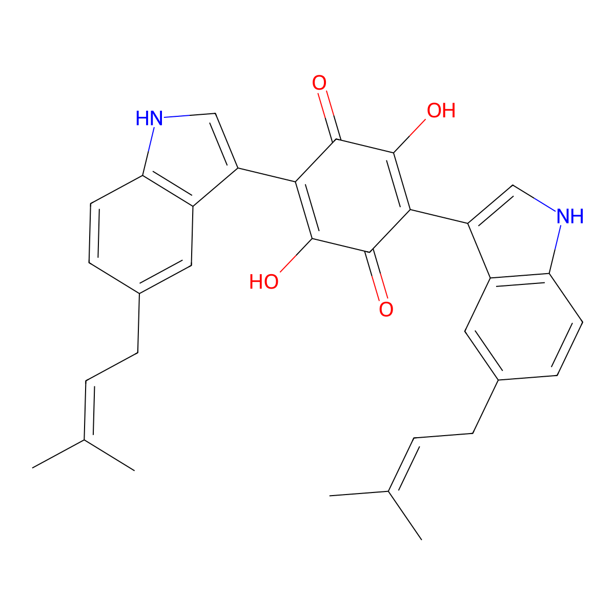 Cochliodinol molecular structure, CAS 11051-88-0