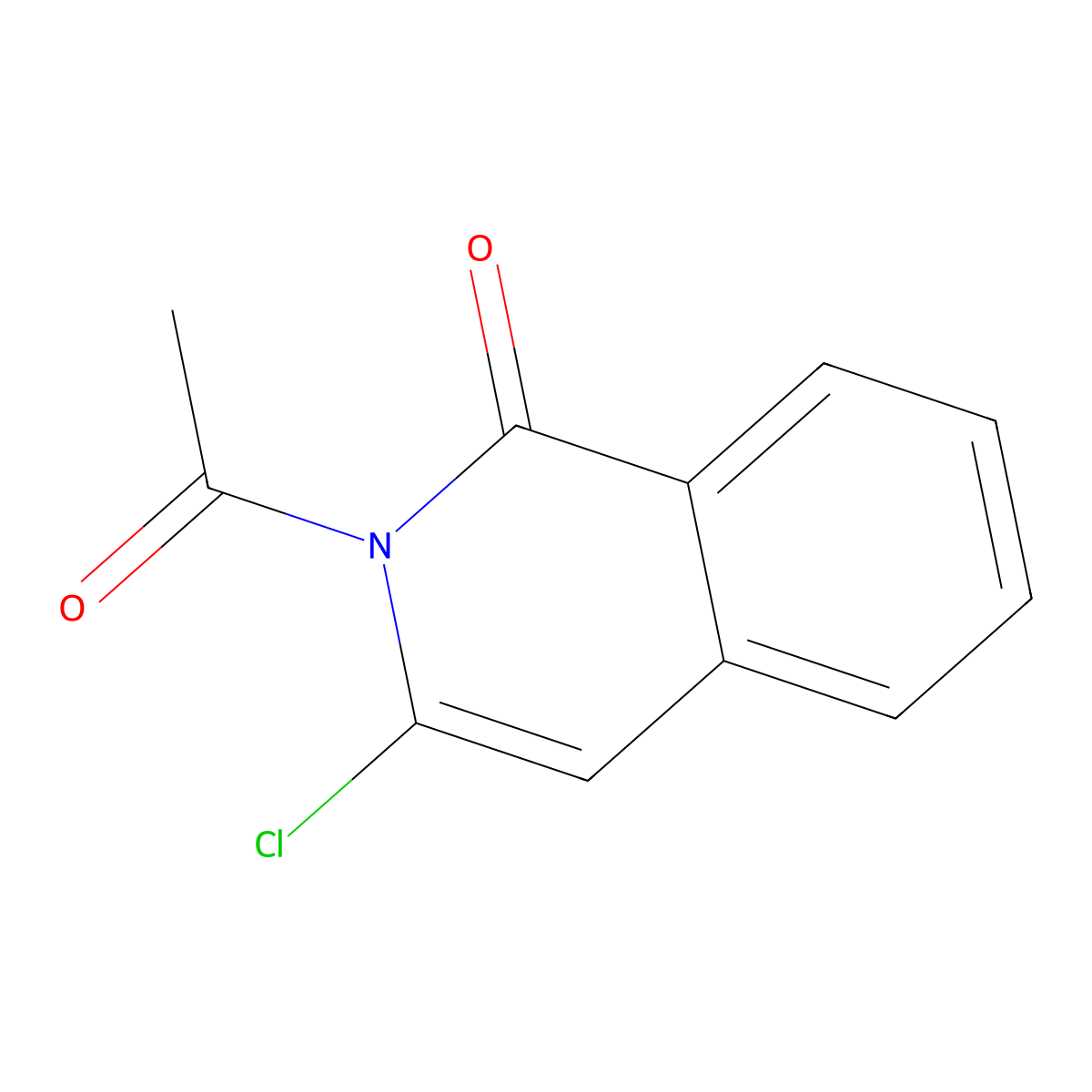 2-Acetyl-3-chloroisoquinolin-1(2H)-one molecular structure, CAS 110513-68-3