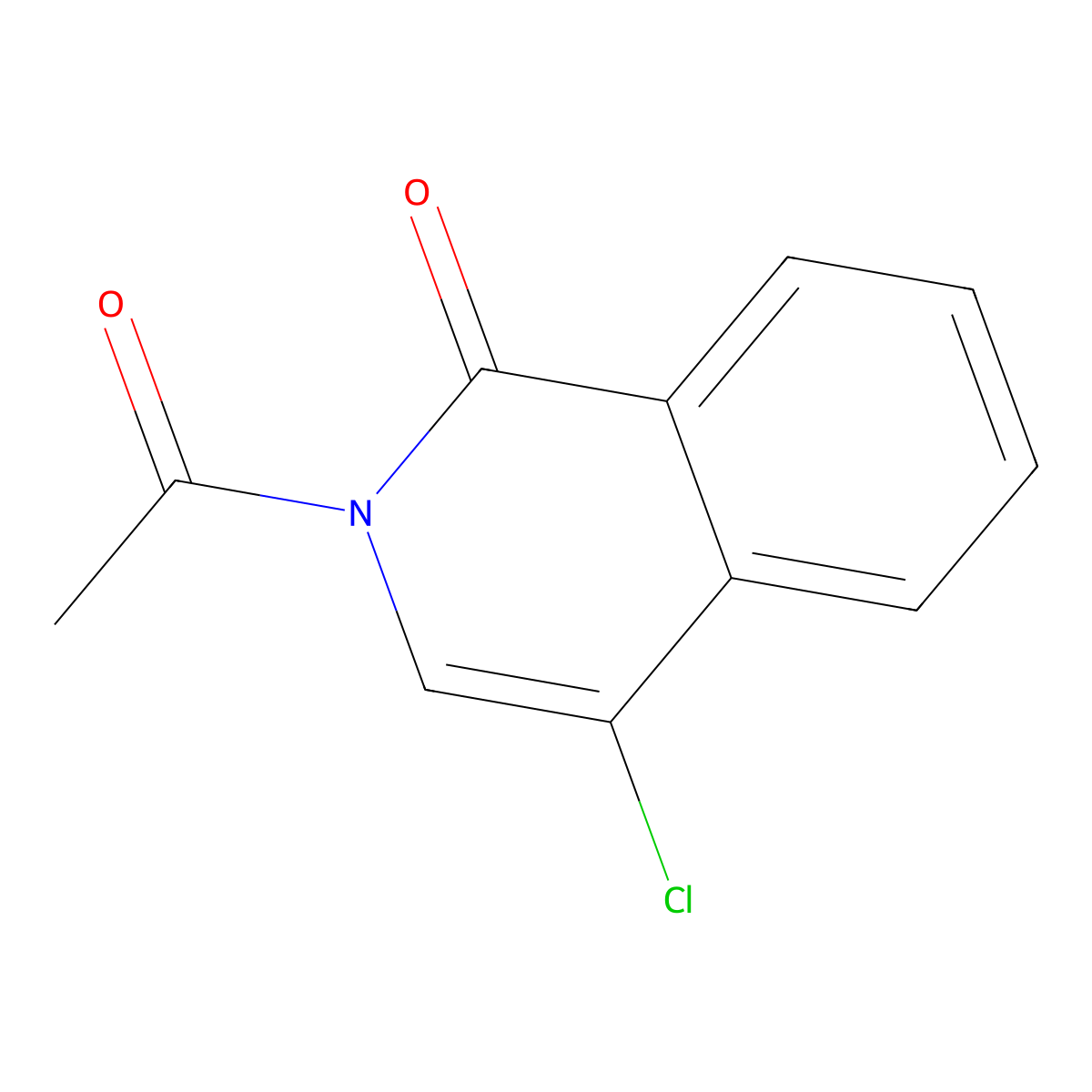 2-Acetyl-4-chloroisoquinolin-1(2H)-one molecular structure, CAS 110514-25-5