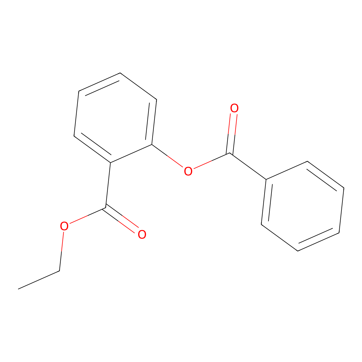 Benzoic acid, 2-(benzoyloxy)-, ethyl ester molecular structure, CAS 110519-56-7