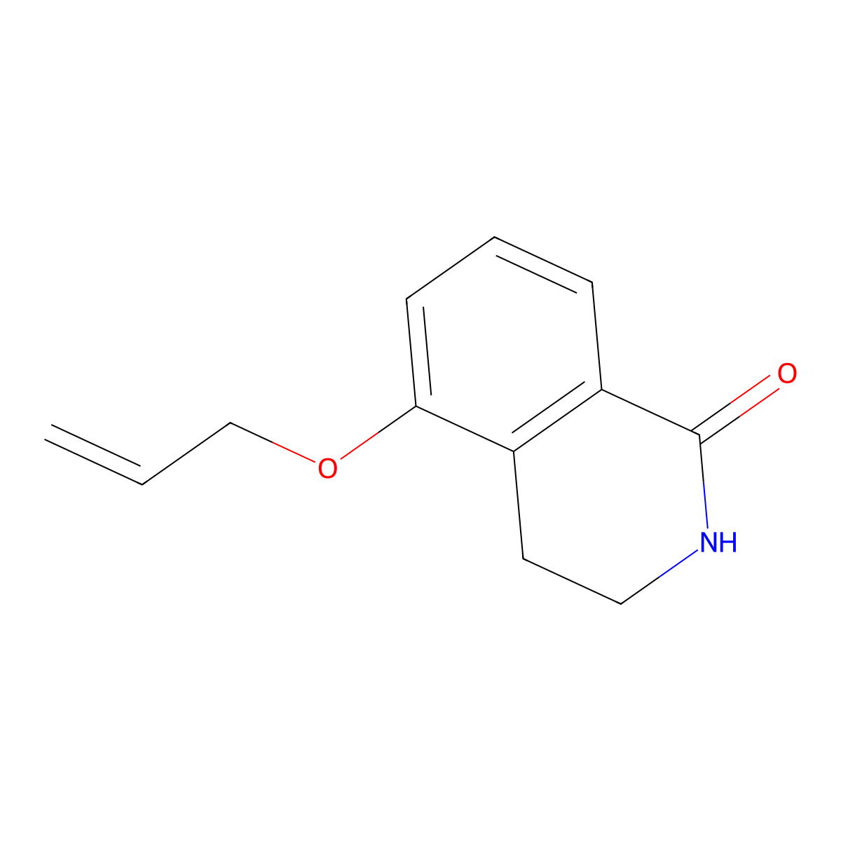 5-(allyloxy)-3,4-dihydroisoquinolin-1(2H)-one molecular structure, CAS 1105190-14-4
