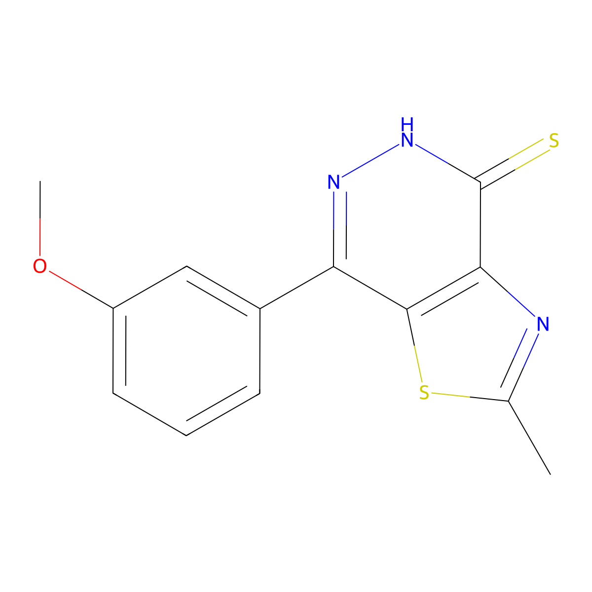 7-(3-Methoxyphenyl)-2-methyl[1,3]thiazolo[4,5-d]pyridazine-4-thiol molecular structure, CAS 1105192-03-7