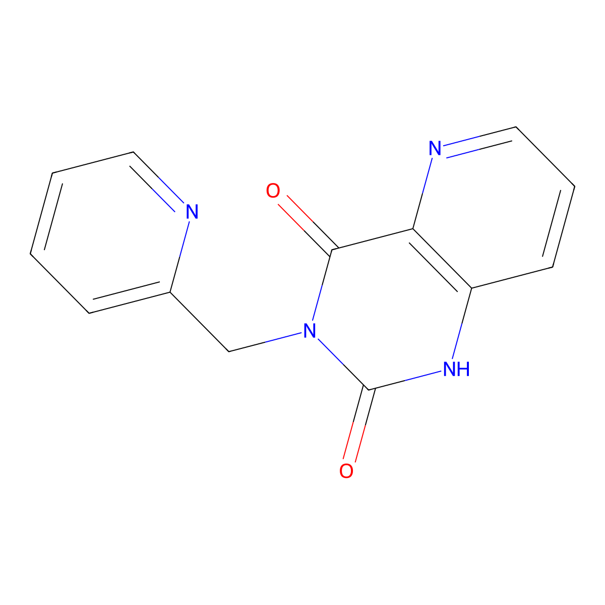 3-(pyridin-2-ylmethyl)pyrido[3,2-d]pyrimidine-2,4(1H,3H)-dione molecular structure, CAS 1105192-08-2
