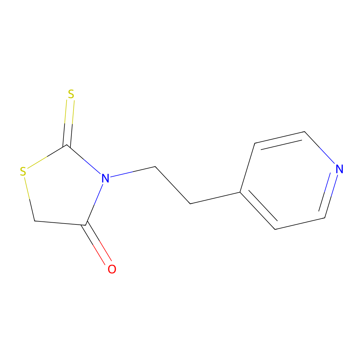 3-(2-Pyridin-4-ylethyl)-2-thioxo-1,3-thiazolidin-4-one molecular structure, CAS 1105192-22-0