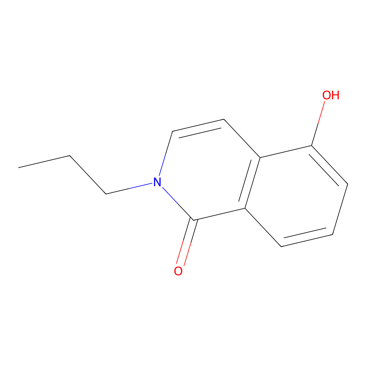 5-hydroxy-2-propylisoquinolin-1(2H)-one molecular structure, CAS 1105194-02-2